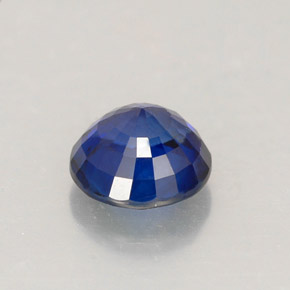 Saphir bleue naturelle coupe roude, 1,11 ct, VVS-VS
