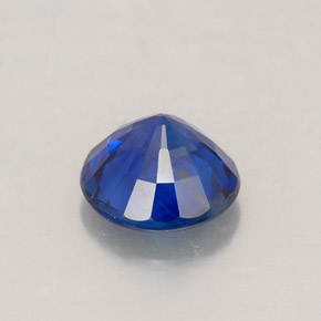 Saphir bleue naturelle coupe roude, 1,02 ct, VS