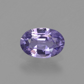 Saphir violet naturelle coupe ovale, 0,51 ct, VVS-VS