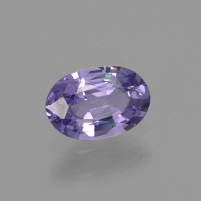 Saphir violet naturelle coupe ovale, 0,51 ct, VVS-VS