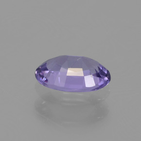 Saphir violet naturelle coupe ovale, 0,51 ct, VVS-VS