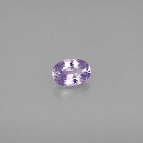 Saphir violet naturelle coupe ovale, 0,52 ct, IF
