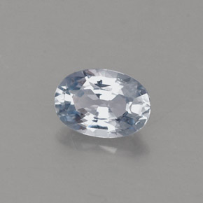 Saphir bleue naturelle coupe ovale, 0,60 ct, VVS-VS
