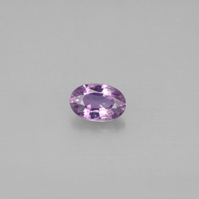 Saphir violet naturelle coupe ovale, 0,59 ct, VS