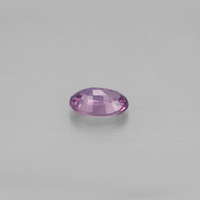 Saphir violet naturelle coupe ovale, 0,59 ct, VS