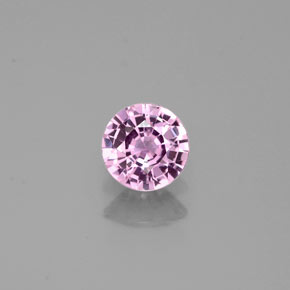 Saphir violet naturelle coupe roude, 0,42 ct, VVS-VS