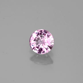 Saphir violet naturelle coupe roude, 0,42 ct, VVS-VS