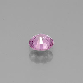 Saphir violet naturelle coupe roude, 0,42 ct, VVS-VS