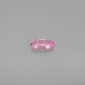 Saphir rose naturelle coupe ovale, 0,44 ct, VS
