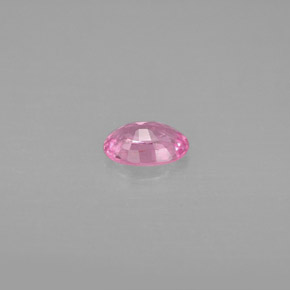 Saphir rose naturelle coupe ovale, 0,61 ct, VS