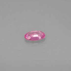 Saphir rose naturelle coupe ovale, 0,51 ct, VVS-VS