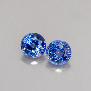 Achetez naturel ct bleue saphir gems, coupe roude, en provenance madagascar chez gemselect. en stock, livraison internationale!
