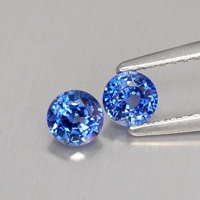 Achetez naturel ct bleue saphir gems, coupe roude, en provenance madagascar chez gemselect. en stock, livraison internationale!