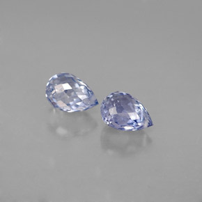 Achetez naturel ct bleue saphir gems, briolette, en provenance sri lanka (ceylan) chez gemselect. en stock, livraison internationale!