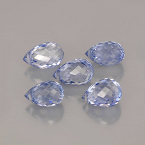 Achetez naturel ct bleue saphir gems, briolette, en provenance sri lanka (ceylan) chez gemselect. en stock, livraison internationale!