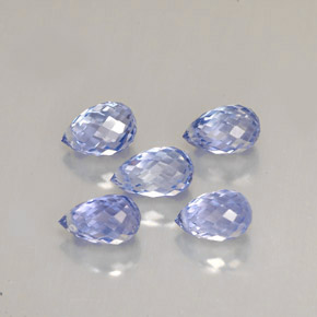 Achetez naturel ct bleue saphir gems, briolette, en provenance sri lanka (ceylan) chez gemselect. en stock, livraison internationale!