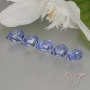 Achetez naturel 3,30ct intense blue  saphir gems, briolette, en provenance sri lanka chez gemselect. en stock, livraison internationale!
