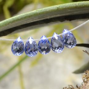 Achetez naturel 3,03ct bleue saphir gems, briolette, en provenance sri lanka chez gemselect. en stock, livraison internationale!