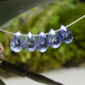 Achetez naturel 4,06ct bleue saphir gems, briolette, en provenance sri lanka chez gemselect. en stock, livraison internationale!