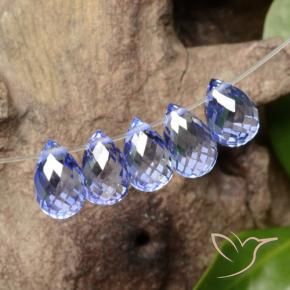 Shop natural 3.82ct Intense Blue  Saphir gems, Briolette, from Sri Lanka at GemSelect. In stock, global shipping!