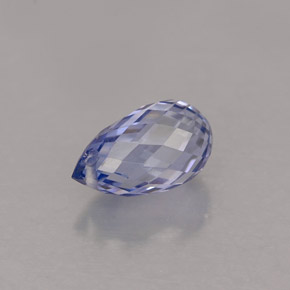 Saphir bleue naturelle briolette, 1,19 ct, VVS