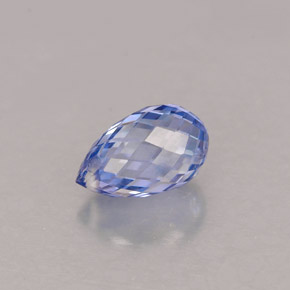 Saphir bleue naturelle briolette, 1,11 ct, VS