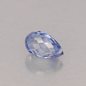 Saphir bleue naturelle briolette, 1,11 ct, VS