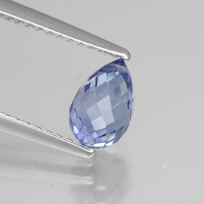 Saphir bleue naturelle briolette, 1,52 ct, VVS-VS