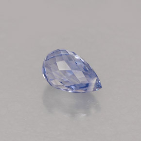 Saphir bleue naturelle briolette, 0,96 ct, VVS-VS