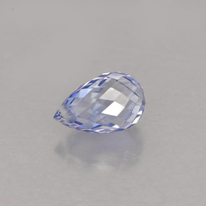 Saphir bleue naturelle briolette, 0,96 ct, VVS-VS