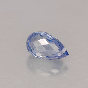 Saphir bleue naturelle briolette, 1,12 ct, VS-SI