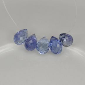 Achetez naturel ct bleue saphir gems, briolette, en provenance sri lanka chez gemselect. en stock, livraison internationale!