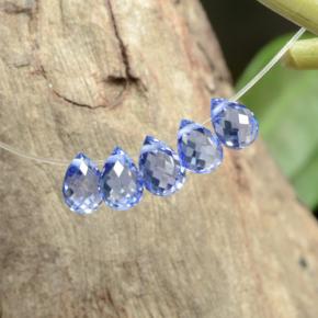 Achetez naturel 2,06ct bleue saphir gems, briolette, en provenance sri lanka chez gemselect. en stock, livraison internationale!
