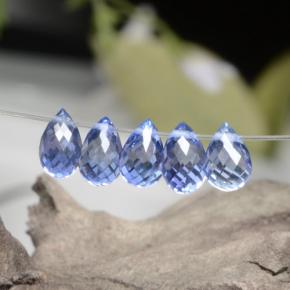 Achetez naturel 2,48ct bleue saphir gems, briolette, en provenance sri lanka chez gemselect. en stock, livraison internationale!