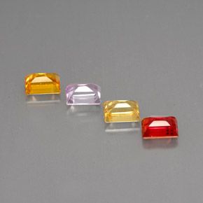 Achetez naturel ct multicolore saphir gems, baguette, en provenance tanzanie (songea) chez gemselect. en stock, livraison internationale!