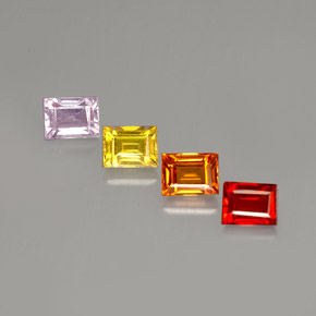 Achetez naturel ct multicolore saphir gems, baguette, en provenance tanzanie (songea) chez gemselect. en stock, livraison internationale!