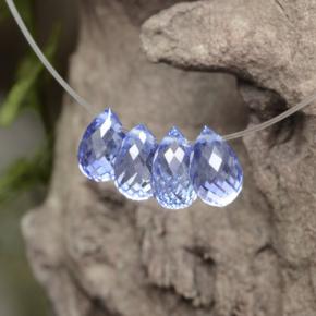 Achetez naturel 2,53ct bleue saphir gems, briolette, en provenance sri lanka chez gemselect. en stock, livraison internationale!