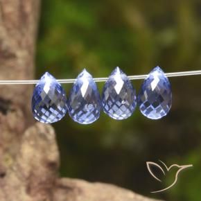Shop natural 1.97ct Bleu foncé Saphir gems, Briolette, from Sri Lanka at GemSelect. In stock, global shipping!