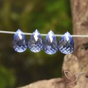 Shop natural 1.97ct Bleu foncé Saphir gems, Briolette, from Sri Lanka at GemSelect. In stock, global shipping!