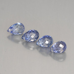 Achetez naturel ct bleue saphir gems, briolette, en provenance sri lanka (ceylan) chez gemselect. en stock, livraison internationale!