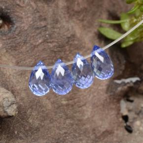 Achetez naturel 2,18ct bleue saphir gems, briolette, en provenance sri lanka chez gemselect. en stock, livraison internationale!