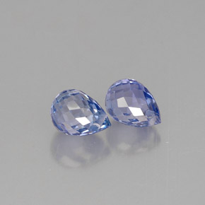 Achetez naturel ct bleue saphir gems, briolette, en provenance sri lanka (ceylan) chez gemselect. en stock, livraison internationale!
