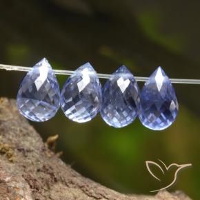 Shop natural 2.22ct Intense Blue  Saphir gems, Briolette, from Sri Lanka at GemSelect. In stock, global shipping!