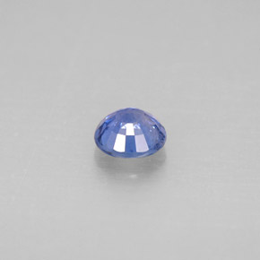 Saphir bleue naturelle coupe roude, 0,62 ct, VS
