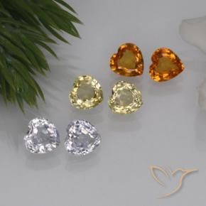 Achetez naturel 1,60ct multicolore saphir gems, forme de coeur, en provenance sri lanka chez gemselect. en stock, livraison internationale!