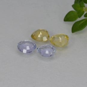 Achetez naturel 1,20ct multicolore saphir gems, forme de coeur, en provenance sri lanka chez gemselect. en stock, livraison internationale!