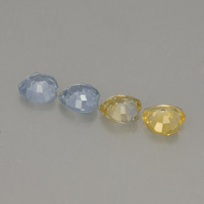 Achetez naturel ct multicolore saphir gems, forme de coeur, en provenance sri lanka (ceylan) chez gemselect. en stock, livraison internationale!