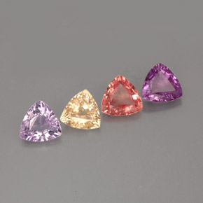 Achetez naturel ct multicolore saphir gems, trillion, en provenance tanzanie chez gemselect. en stock, livraison internationale!