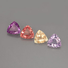 Achetez naturel ct multicolore saphir gems, trillion, en provenance tanzanie chez gemselect. en stock, livraison internationale!