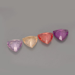 Achetez naturel ct multicolore saphir gems, trillion, en provenance tanzanie chez gemselect. en stock, livraison internationale!
